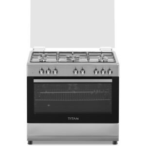 Titan TN-FC9500XBS 90M x 60cm, 5 Gas Freestanding Cooker Inox