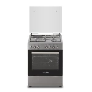 Titan TN-FC6310XBS ,60 x 60cm, 3 Gas + 1 Electric Freestanding Cooker w/ Electric Oven